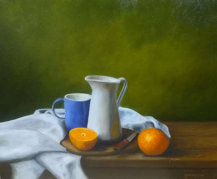 Justin Lotspeich Oil Painting Still Life